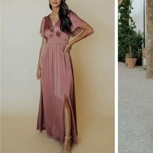 Baltic Born Prague Satin Maxi Dress